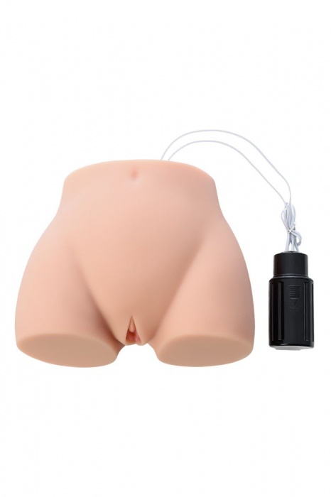 Мастурбатор-полуторс Cherry с вибрацией и двумя любовными тоннелями - KOKOS - в Сургуте купить с доставкой