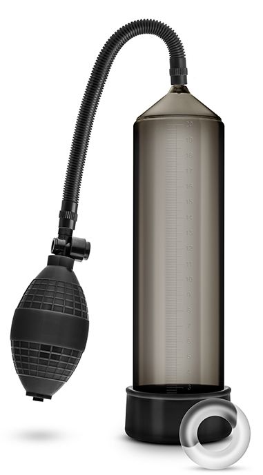 Черная вакуумная помпа VX101 Male Enhancement Pump - Blush Novelties - в Сургуте купить с доставкой
