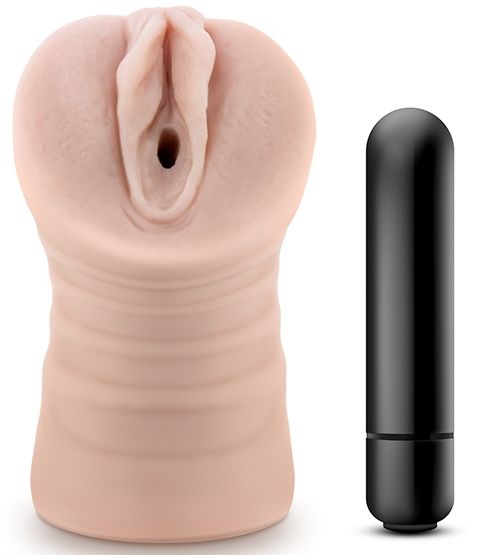 Телесный мастурбатор-вагина Rain - Blush Novelties - в Сургуте купить с доставкой