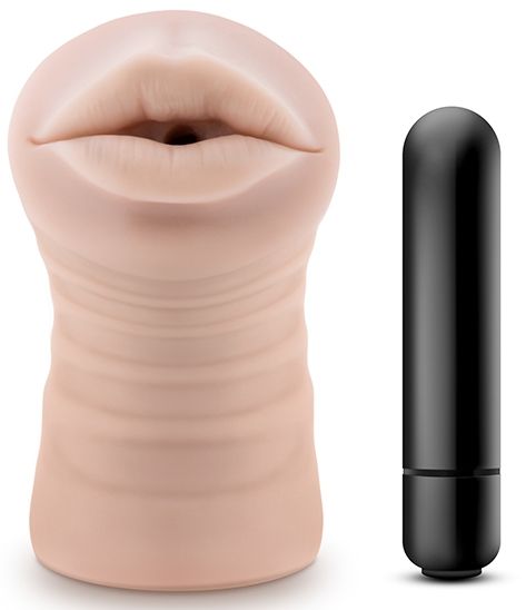 Телесный мастурбатор-ротик Skye - Blush Novelties - в Сургуте купить с доставкой