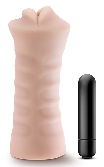 Телесный мастурбатор-ротик Angie - Blush Novelties - в Сургуте купить с доставкой