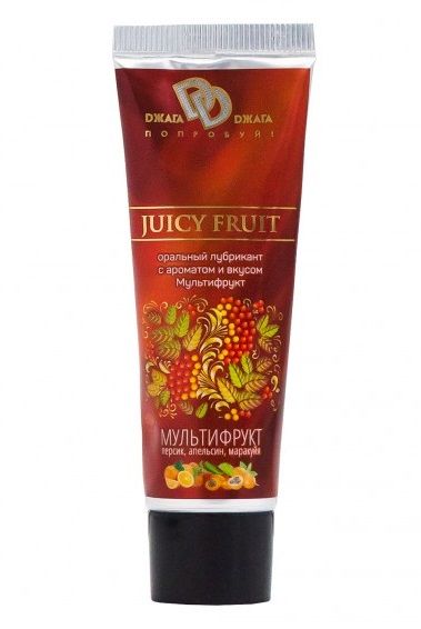 Интимный съедобный лубрикант JUICY FRUIT с ароматом фруктов - 30 мл. - БиоМед - купить с доставкой в Сургуте