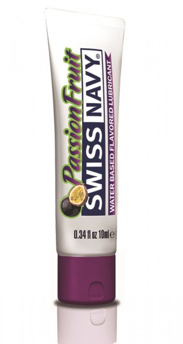 Лубрикант Swiss Navy Passion Fruit Lube с ароматом маракуйи - 10 мл. - Swiss navy - купить с доставкой в Сургуте