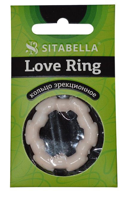 Фигурное эрекционное кольцо из киберкожи - Sitabella - в Сургуте купить с доставкой