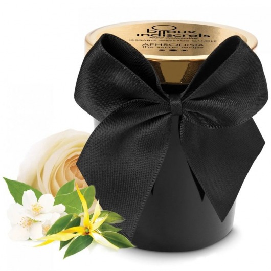 Массажная свеча Aphrodisia с цветочным ароматом - 70 мл. - Bijoux Indiscrets - купить с доставкой в Сургуте