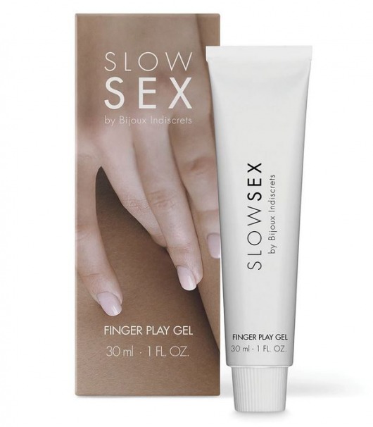 Гель для мастурбации с ароматом кокоса Slow Sex Finger Play Gel - 30 мл. - Bijoux Indiscrets - купить с доставкой в Сургуте
