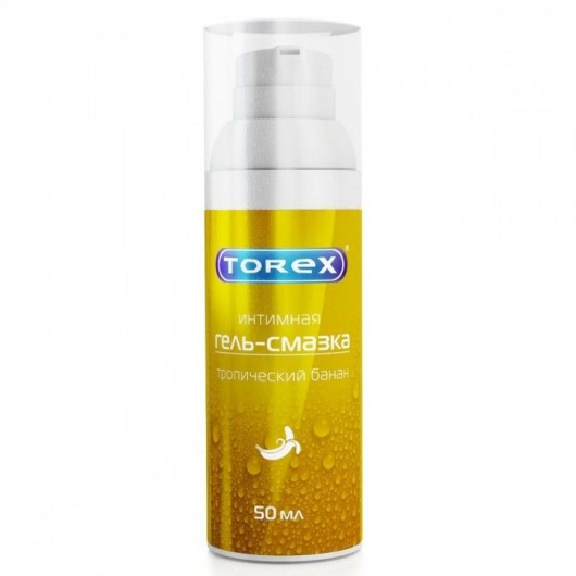 Гель-смазка на водной основе Torex  Тропический банан  - 50 мл. - Torex - купить с доставкой в Сургуте