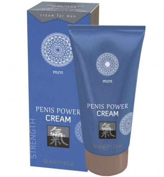 Возбуждающий крем для мужчин Penis Power Cream - 30 мл. - Shiatsu - купить с доставкой в Сургуте