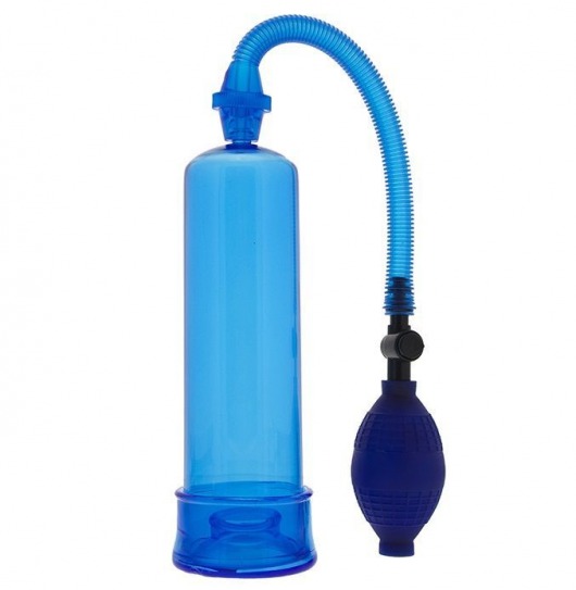 Синяя вакуумная помпа MENZSTUFF PENIS ENLARGER - Dream Toys - в Сургуте купить с доставкой