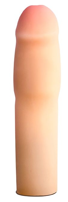 Телесная насадка-удлинитель на пенис PERFORMANCE 1.5INCH COCK XTENDER - 16 см. - Blush Novelties - в Сургуте купить с доставкой