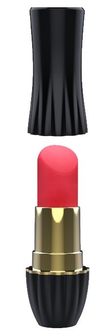 Клиторальный стимулятор-помада LIPSTICK - 9,3 см. - Dream Toys - купить с доставкой в Сургуте