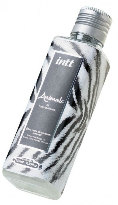Массажное масло ANIMALS by Fatima Moura с возбуждающим эффектом - 130 мл. - INTT - купить с доставкой в Сургуте