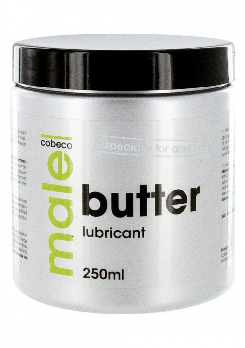Анальный лубрикант MALE Cobeco Butter Lubricant - 250 мл. - Cobeco - купить с доставкой в Сургуте