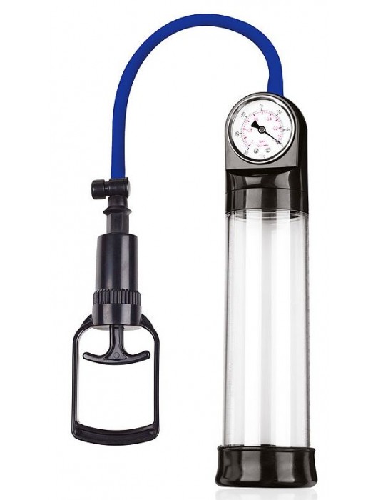 Прозрачная вакуумная помпа Sex Expert с манометром - Sex Expert - в Сургуте купить с доставкой