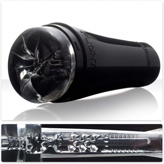 Черный мастурбатор-анус Fleshlight - Flight Pilot - Fleshlight - в Сургуте купить с доставкой