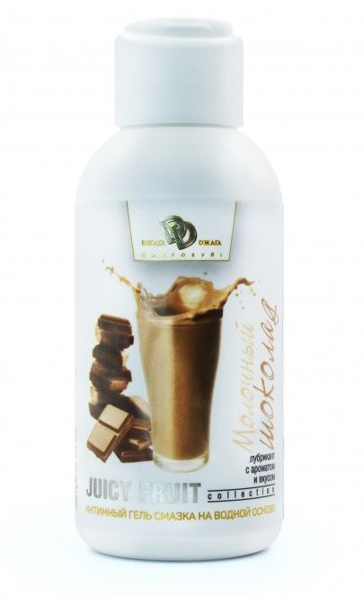 Интимный гель-смазка JUICY FRUIT с ароматом молочного шоколада - 100 мл. - БиоМед - купить с доставкой в Сургуте