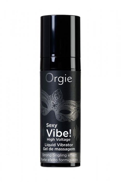 Гель для массажа ORGIE Sexy Vibe High Voltage с эффектом вибрации - 15 мл. - ORGIE - купить с доставкой в Сургуте