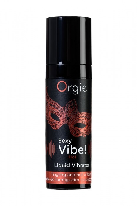 Разогревающий гель для массажа ORGIE Sexy Vibe Hot с эффектом вибрации - 15 мл. - ORGIE - купить с доставкой в Сургуте