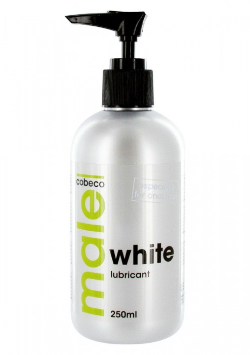Анальная смазка на водной основе MALE Cobeco White Lubricant - 250 мл. - Cobeco - купить с доставкой в Сургуте