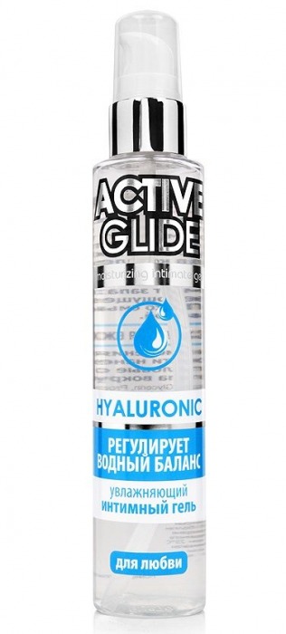 Увлажняющий интимный гель Active Glide Hyaluronic - 100 гр. - Биоритм - купить с доставкой в Сургуте