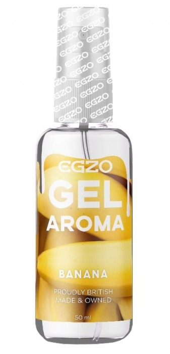 Интимный лубрикант EGZO AROMA с ароматом банана - 50 мл. - EGZO - купить с доставкой в Сургуте