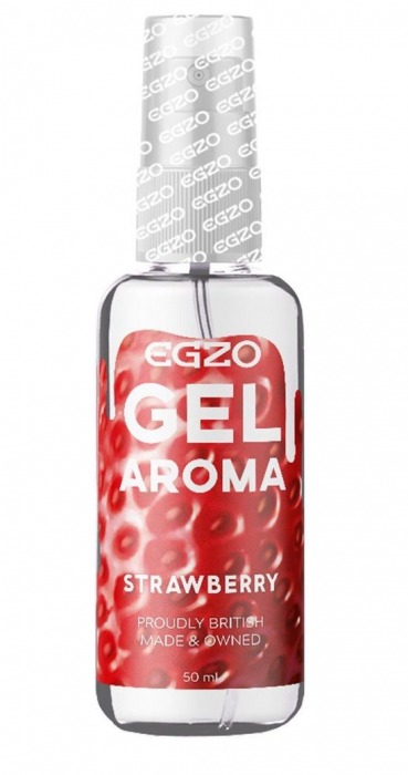 Интимный лубрикант EGZO AROMA с ароматом клубники - 50 мл. - EGZO - купить с доставкой в Сургуте