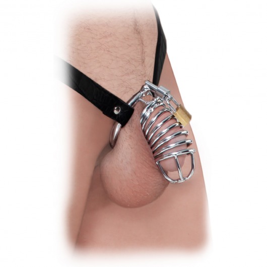 Кольцо верности Extreme Chastity Belt с фиксацией головки - Pipedream - купить с доставкой в Сургуте