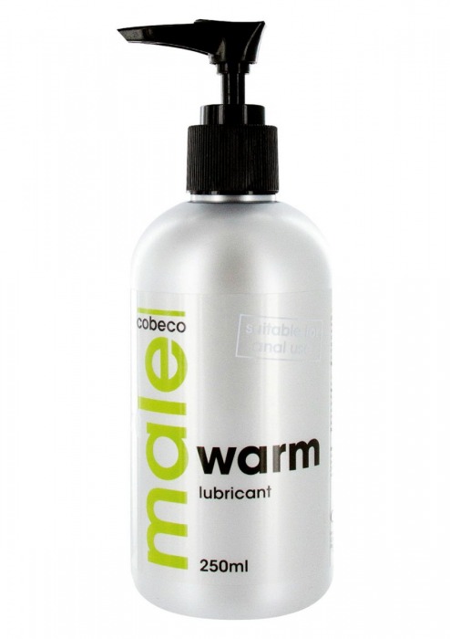 Лубрикант с согревающим эффектом MALE Cobeco Warm Lubricant - 250 мл. - Cobeco - купить с доставкой в Сургуте