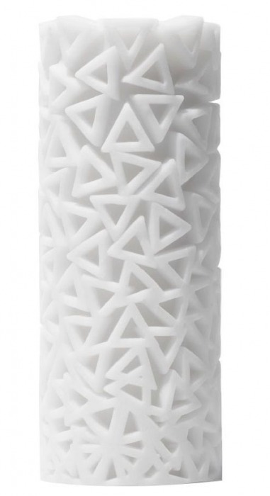 Белый 3D мастурбатор PILE - Tenga - в Сургуте купить с доставкой