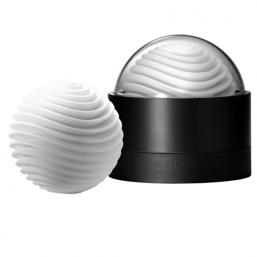 Белый мастурбатор Tenga Geo Aqua - Tenga - в Сургуте купить с доставкой