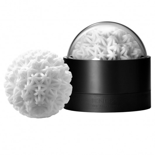 Белый мастурбатор Tenga Geo Coral - Tenga - в Сургуте купить с доставкой