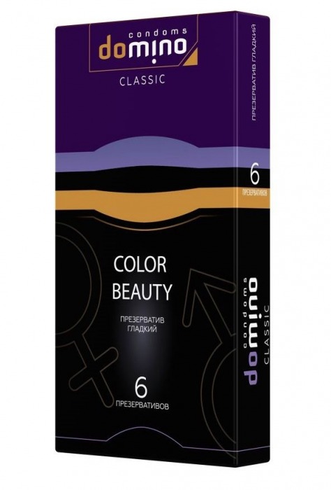 Разноцветные презервативы DOMINO Colour Beauty - 6 шт. - Domino - купить с доставкой в Сургуте