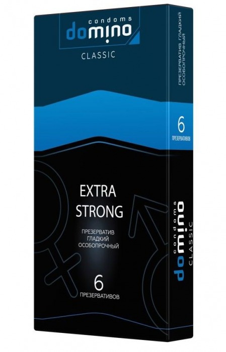 Суперпрочные презервативы DOMINO Extra Strong - 6 шт. - Domino - купить с доставкой в Сургуте
