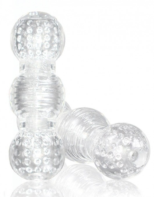 Прозрачный фигурный мастурбатор Master Stroker - Blush Novelties - в Сургуте купить с доставкой