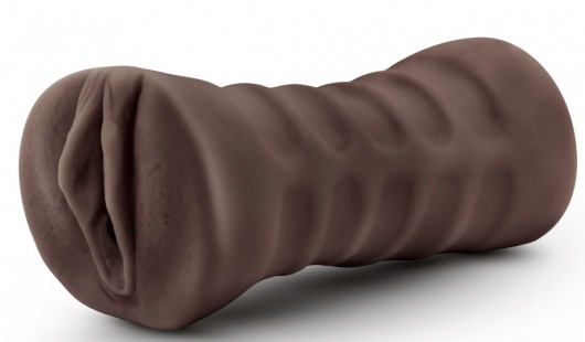 Коричневый мастурбатор-вагина Hot Chocolate Brianna - Blush Novelties - в Сургуте купить с доставкой