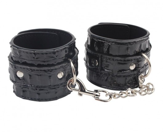 Черные наручники Surrender Wrist Restraints - Chisa - купить с доставкой в Сургуте