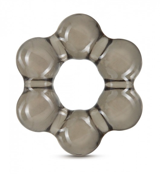 Дымчатое эрекционное кольцо Stay Hard Thick Bead Cock Ring - Blush Novelties - в Сургуте купить с доставкой
