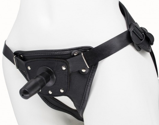 Черный пояс для насадок BEST CLASS STRAP - LOVETOY (А-Полимер) - купить с доставкой в Сургуте