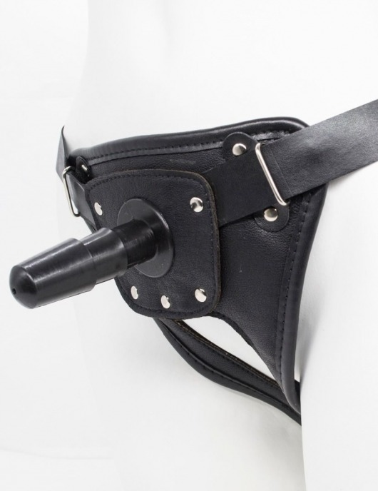 Черный пояс для насадок CLASS STRAP Restyling - LOVETOY (А-Полимер) - купить с доставкой в Сургуте