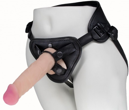 Пояс харнесс BEST UNI strap с 2 сменными насадками - 18,5 и 16 см. - LOVETOY (А-Полимер) - купить с доставкой в Сургуте