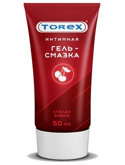 Смазка на водной основе TOREX  Спелая вишня  - 50 мл. - Torex - купить с доставкой в Сургуте