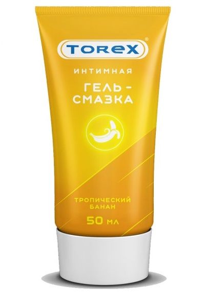Смазка на водной основе TOREX  Тропический банан  - 50 мл. - Torex - купить с доставкой в Сургуте