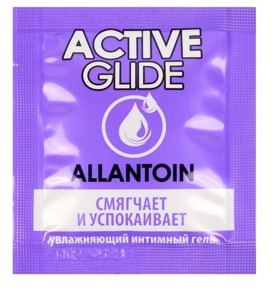 Лубрикант на водной основе Active Glide с аллантоином - 3 гр. - Биоритм - купить с доставкой в Сургуте