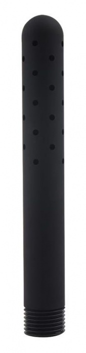 Черная насадка для анального душа ANAL DOUCHE - 15 см. - Dream Toys - купить с доставкой в Сургуте