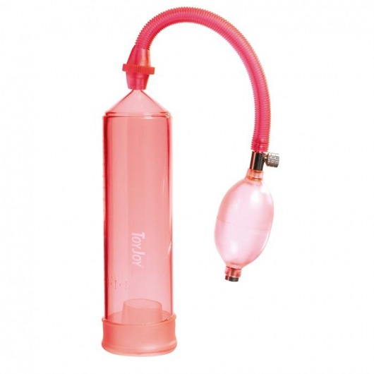 Красная вакуумная помпа Power Pump Red - Toy Joy - в Сургуте купить с доставкой