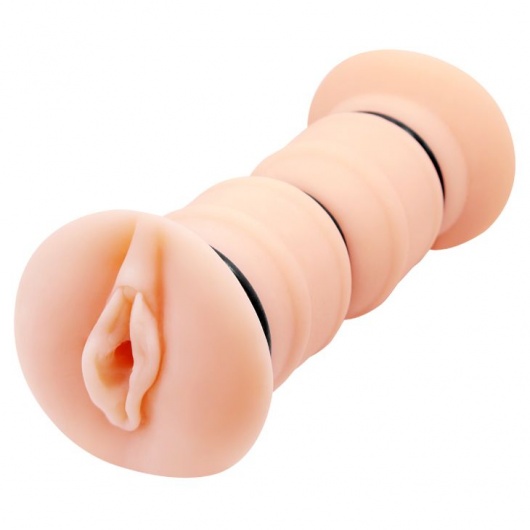 Телесный вибромастурбатор-вагина Michelle - Baile - в Сургуте купить с доставкой