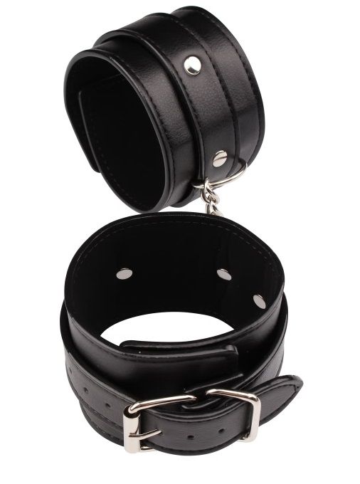 Черные оковы Classic Ankle Cuffs - Chisa - купить с доставкой в Сургуте
