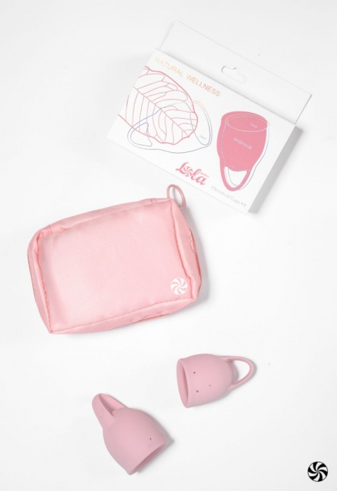 Набор из 2 розовых менструальных чаш Magnolia - Lola Games - купить с доставкой в Сургуте