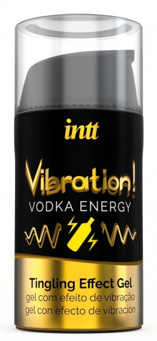 Жидкий интимный гель с эффектом вибрации Vibration! Vodka Energy - 15 мл. - INTT - купить с доставкой в Сургуте