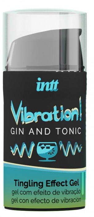 Жидкий интимный гель с эффектом вибрации Vibration! Gin   Tonic - 15 мл. - INTT - купить с доставкой в Сургуте